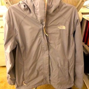 The Northface Grey rain jacket